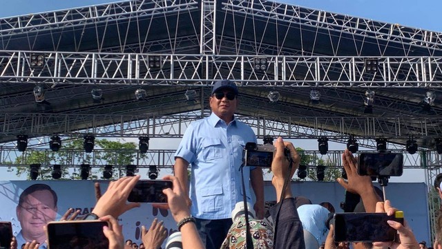 Kampanye Akbar Prabowo-Gibran di Deli Serdang, Rabu (7/2/2024). Foto: Luthfi Humam/kumparan