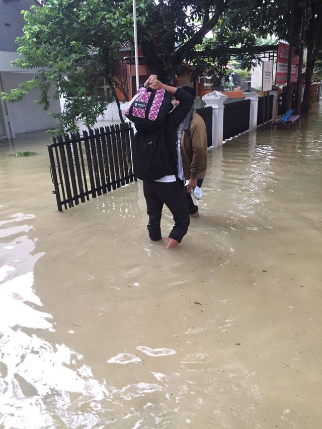Potret banjir di Grobogan / Humas Imigrasi Semarang