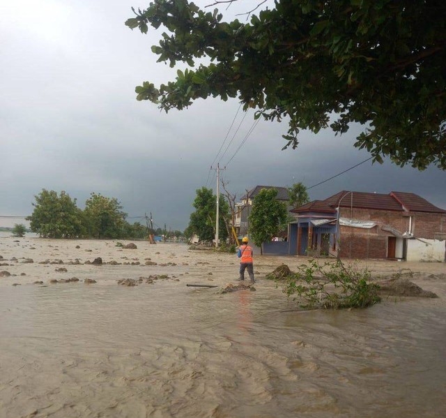 Kondisi banjir di Grobogan. Foto: istimewa