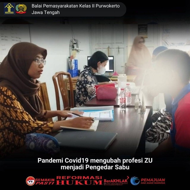 Pandemi Covid19 mengubah profesi ZU menjadi Pengedar Sabu