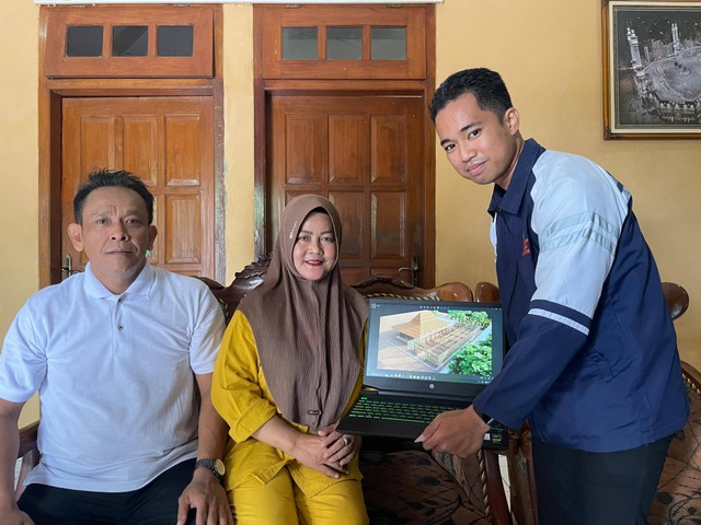 Foto Bersama Bapak dan Ibu Bayan Darasan, selaku tokoh KWT Subur Makmur II