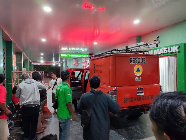 Rumah sakit yang jadi rujukan korban kecelakaan bus pariwisata di Bantul. Foto: istimewa