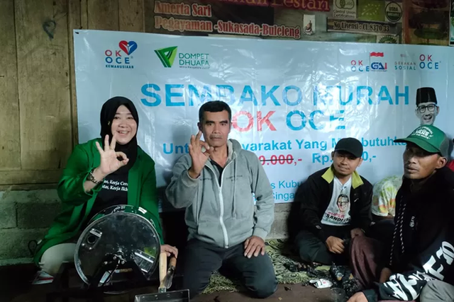 Program Sembako Murah OK OCE bersama OK OCE GAN dan OK OCE Kemanusiaan