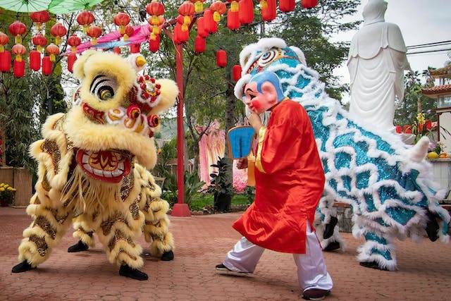 Jadwal barongsai di PIM 2024. Foto hanya ilustrasi, bukan gambar sebenarnya. Sumber foto: Pexels/Nam Le 