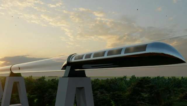Kereta super cepat hyperloop. Foto: Shutterstock/Volodimir Zozulinskyi