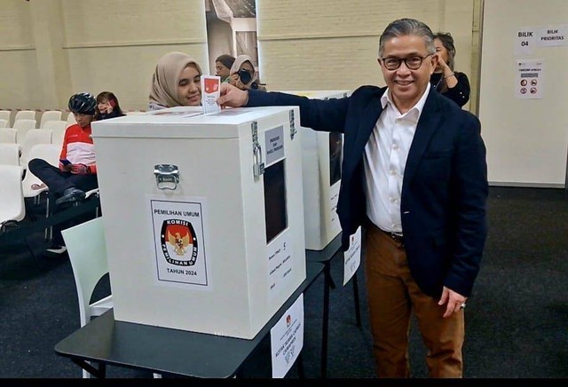 Pemungutan suara Pemilu 2024 dilaksanakan di Belanda melalui metode Tempat Pemungutan Suara Luar Negeri (TPSLN) yang berlokasi di De Broodfabriek, Rijswijk, Belanda.