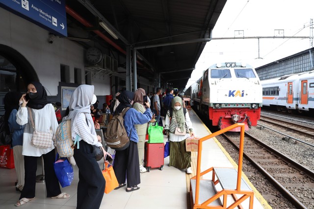 Ilustrasi penumpang kereta api. Foto: KAI