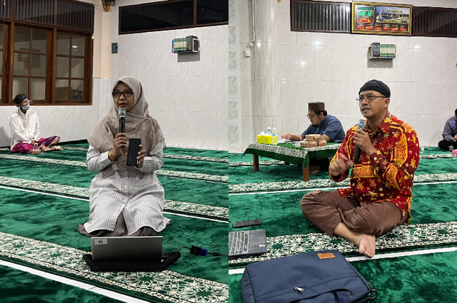 Dosen Informatika Universitas Ahmad Dahlan (UAD) saat mengisi kajian untuk jemaah Masjid Mujahidin Muja Muju, Umbulharjo, Yogyakarta (Dok. Istimewa)
