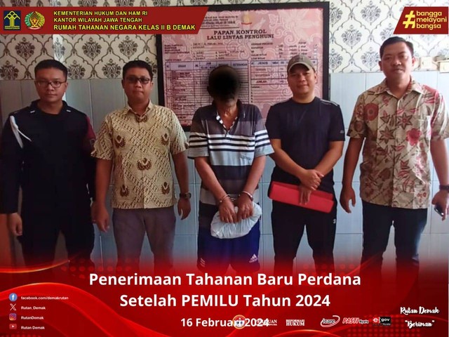 Rutan Demak Terima Penerimaan Tahanan Baru Pasca Pemilu 2024 | Kumparan.com