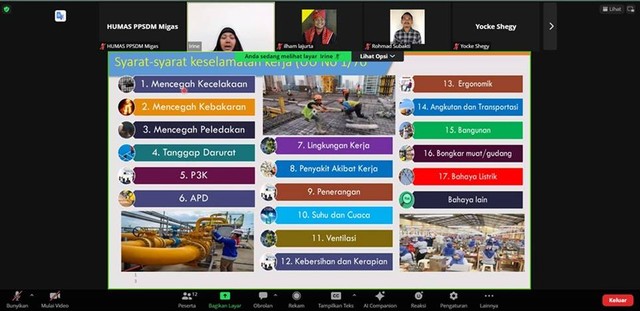 Melalui Pelatihan K3, PPSDM Migas Siapkan Tenaga Kerja Migas Handal&Profesional. (Dok. Humas PPSDM Migas)