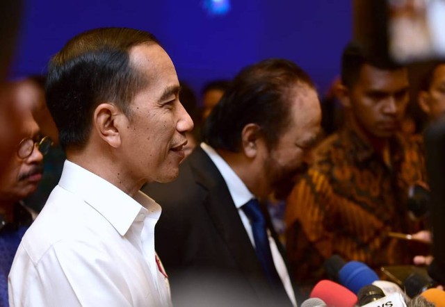 Presiden Jokowi dan Surya Paloh. Dok: Muchlis Jr - Biro Pers Sekretariat Presiden. Sumber Gambar: Kumparan.com