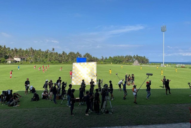 Lokasi syuting film Forza di Bali United Training Centre, Bali. Foto: D.N Mustika Sari/kumparan