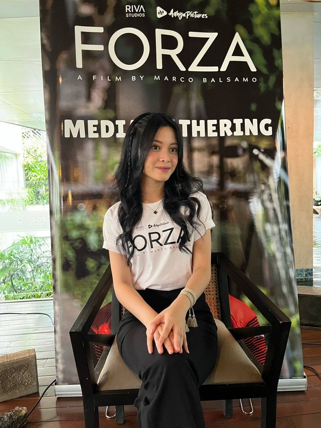 Yoriko Angeline, pemeran film Forza, saat ditemui di kawasan Gianyar, Bali, Rabu (21/2/2024). Foto: DN. Mustika Sari/kumparan