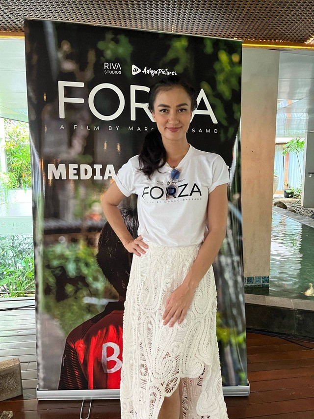 Atiqah Hasiholan pemeran film Forza saat ditemui di kawasan Gianyar, Bali, Rabu (21/2/2024). Foto: DN. Mustika Sari/kumparan