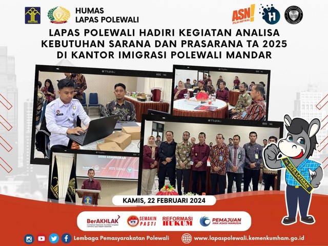 Lapas Polewali Hadiri Kegiatan Analisa Kebutuhan Sarana Dan Prasarana ...