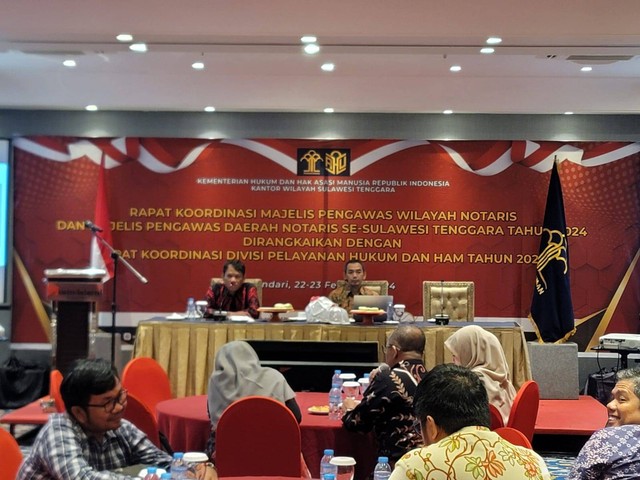 Rapat Koordinasi MPD Sulawesi Tenggara (sumber : humas kanim baubau)