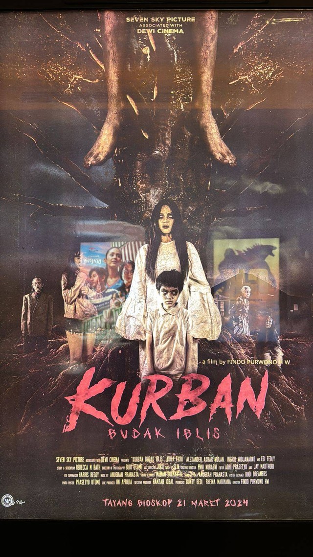 Poster film Kurban Budak Iblis. Foto: Istimewa