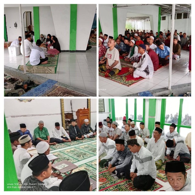 Peringatan Isra' Mi'raj Nabi Muhammad SAW dan Manaqiban di Masjid At Taubah Lapas Pekalongan