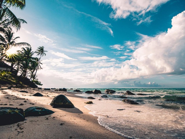 Pulau Gosong. Foto hanya ilustrasi, bukan tempat yang sebenarnya. Sumber: ut Pexels/Fabian Wiktor