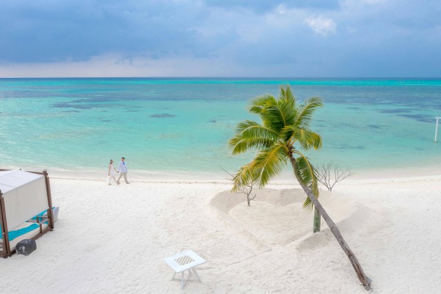 Pulau Gosong. Foto hanya ilustrasi, bukannasi tempat sebenarnya. Sumber: Pexels/Asad Photo Maldives