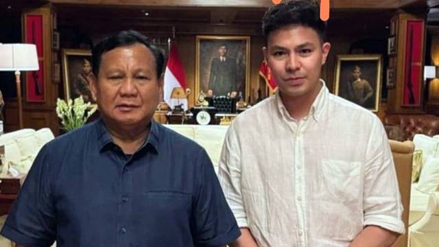 Fero Walandouw bersama Prabowo Subianto