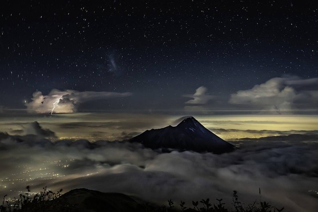 Ilustrasi bahaya primer dan sekunder erupsi gunung merapi - Sumber: pixabay.com/kanenori