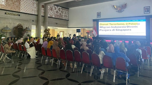 Pemutaran film "Pilihan" di Kedutaan Besar Republik Indonesia (KBRI) Singapura, Minggu (25/2). Foto: Dok. Istimewa