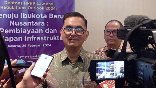 Juru Bicara Otorita IKN (OIKN) Troy Pantouw di Hotel Shangri La Jakarta, Senin (26/2/2024). Foto: Fariza Rizky Ananda/kumparan