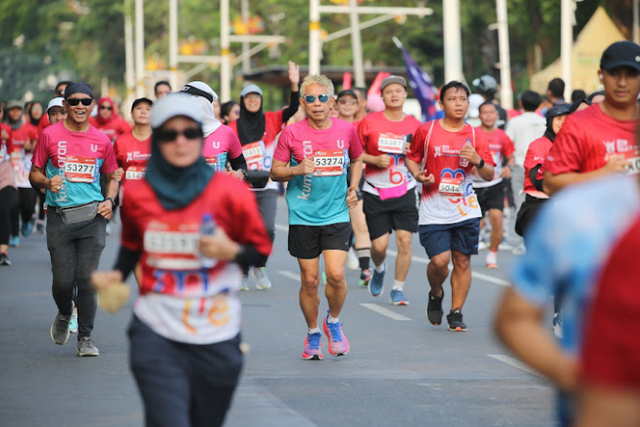 Keseruan Fun Run teman kumparan. Foto: kumparan