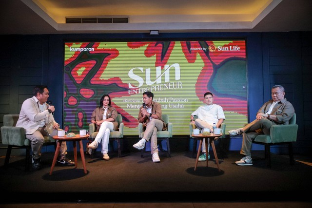 Acara Sun Entrpreneur #KiniNyata Mengubah Passion Menjadi Peluang Usaha, Sabtu (24/2). Foto: Jamal Ramadhan / kumparan
