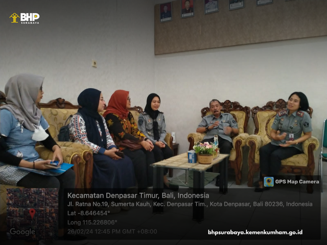 dok. Humas BHP Surabaya/Tim Kurator BHP Surabaya dan Tim Perdata Direktorat Jenderal AHU bersama Kepala Rupbasan Denpasar, Ni Nyoman Budi Utami