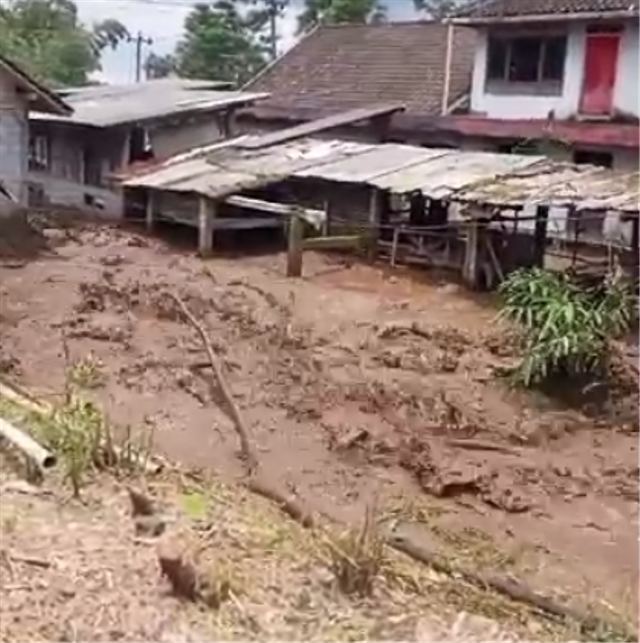 Banjir bandang menerjang Desa Tajuk, Kecamatan Getasan, Kabupaten Semarang. dok Istimewa