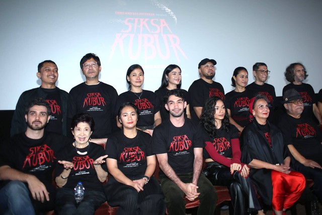 Konferensi pers official poster film Siksa Kubur di Epicentrum, Jakarta, Rabu, (28/2/2024). Foto: Agus Apriyanto