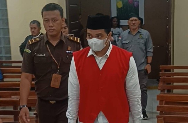 Mantan Kasat Narkoba Polres Lampung Selatan Andri Gustami. | Foto : Galih Prihantoro/ Lampung Geh