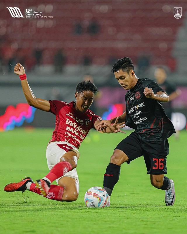 Pertandingan Liga 1 2023/24 antara Bali United vs Persis Solo di Stadion Kapten I Wayan Dipta, Gianyar, Kamis (29/2/2024). Foto: Instagram/@persisofficial