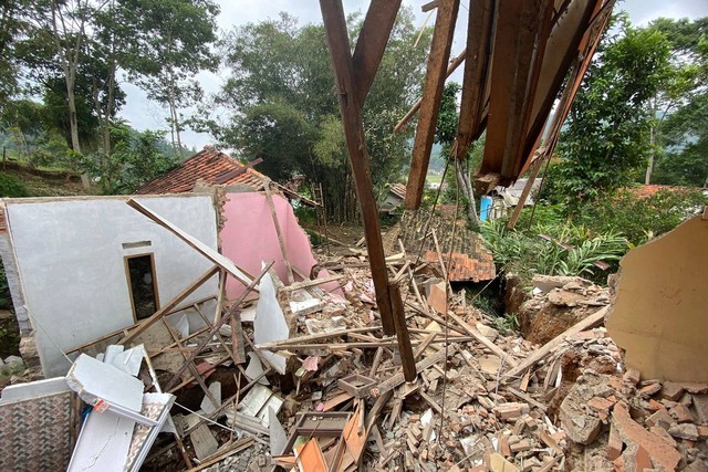 Bencana longsor di Rongga, Kabupaten Bandung Barat, pada Kamis (29/2/2024). Foto: Dok. Istimewa