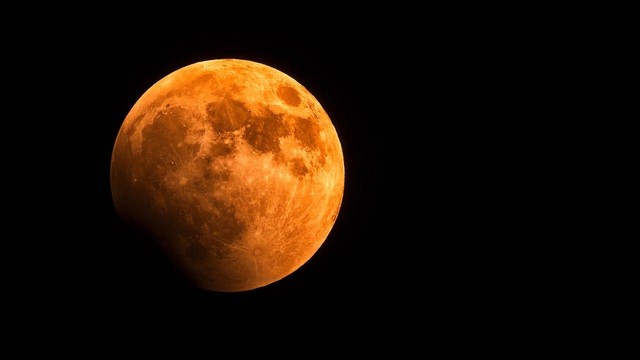 Ilustrasi Proses Terjadinya Gerhana Bulan dari Awal Hingga Akhir, foto:pexels
