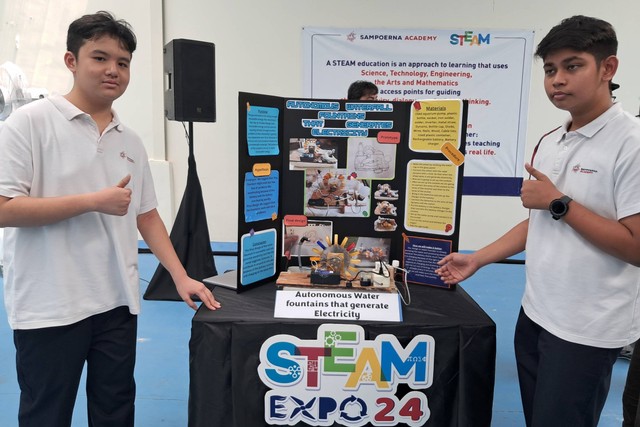 STEAM Expo 2024 di Sampoerna Academy Sentul. Foto: Nur Khafifah/kumparan