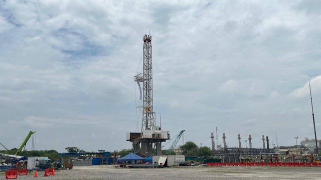 Lapangan Banyu Urip yang dioperasikan ExxonMobil Cepu Limited (EMCL), Jumat (1/3/2024). Foto: Fariza Rizky Ananda/kumparan