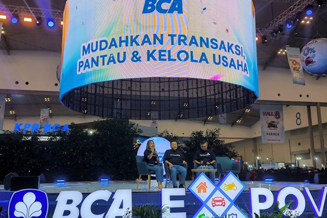 Acara launching Merchant BCA di ICE BSD, Tangerang, Sabtu (2/3/2024). Foto: Akbar Maulana/kumparan