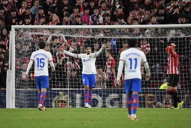 Bilbao vs Barcelona di Liga Spanyol. Dok: ANDER GILLENEA / AFP