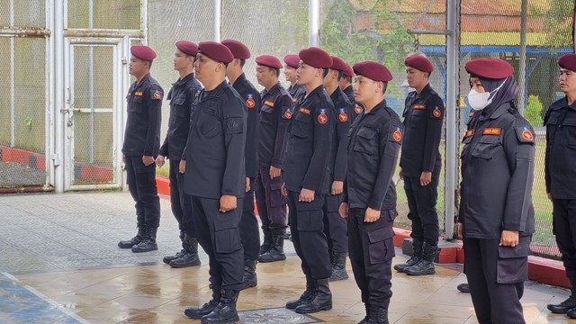 Foto Apel Pagi Pegawai Lapas Batu