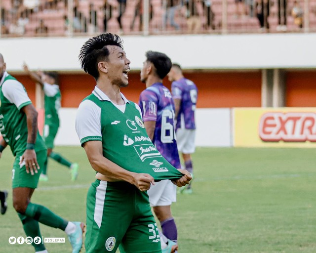 Pemain PSS Sleman, Wahyudi Hamisi. Foto: Dok PSS Sleman