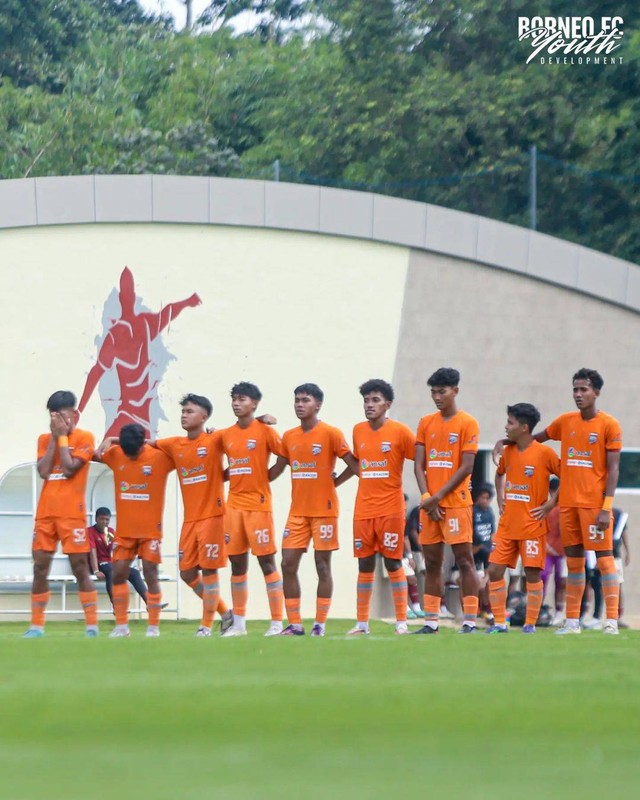 Tim junior Borneo FC yang bertanding di EPA U-18 2024. Foto: Instagram @borneofcjunior