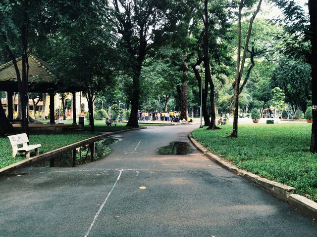 Taman Wijaya Kusuma Semanan. Foto hanya ilustrasi, bukan tempat sebenarnya. Sumber: Unsplash/Myan Nguyen