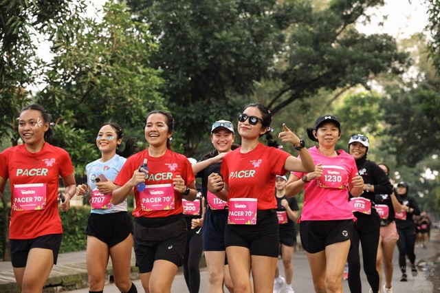 Ajang lari Women's 10K bersama AIA di Pura Mangkunegaran Solo. Foto: AIA