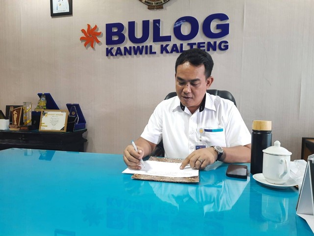  Hardi/BERITA SAMPIT - Kepala Bulog Kantor Wilayah (Kanwil) Kalteng Budi Cahyanto