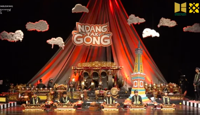 Ndang Tak Gong 2023. Foto: Tangkapan layar Youtube Taman Budaya Yogyakarta (TBY)