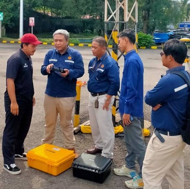 PPSDM Migas Beri Pelatihan Pemetaan Foto Udara Menggunakan Drone. (Dok. Humas PPSDM Migas)