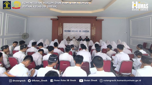 Rutan Gresik Terima Kunjungan SMP Islamic Qon: Meningkatkan Kesadaran Sosial 